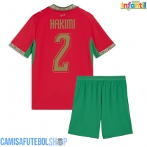 Camisa de time de futebol Marrocos Achraf Hakimi #2 Replicas 1º Equipamento Infantil Mundo 2026 Manga Curta (+ Calças curtas)